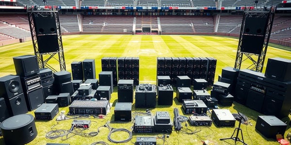 UniPro Multi Perdana Menyiapkan Seluruh Kebutuhan Sound System Built Up Lapangan Hingga Kebutuhan Instalasinya