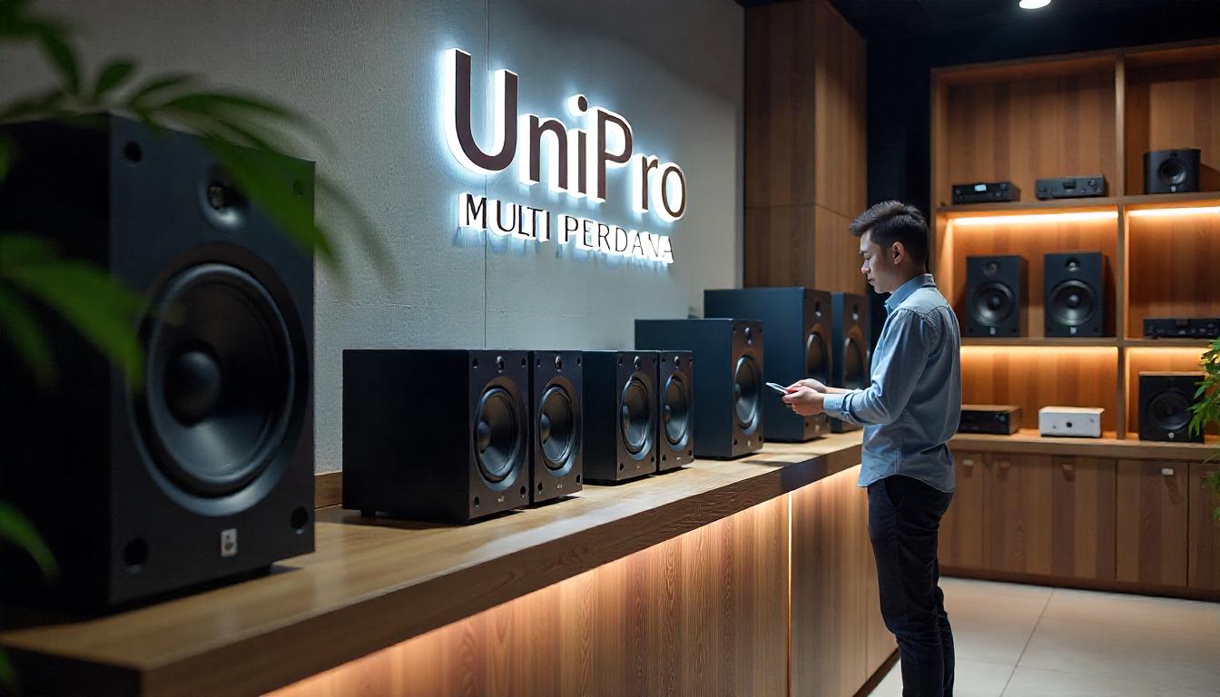 UniPro Multi Perdana sebagai Rekomendasi Distributor Speaker Subwoofer Aktif Terbaik