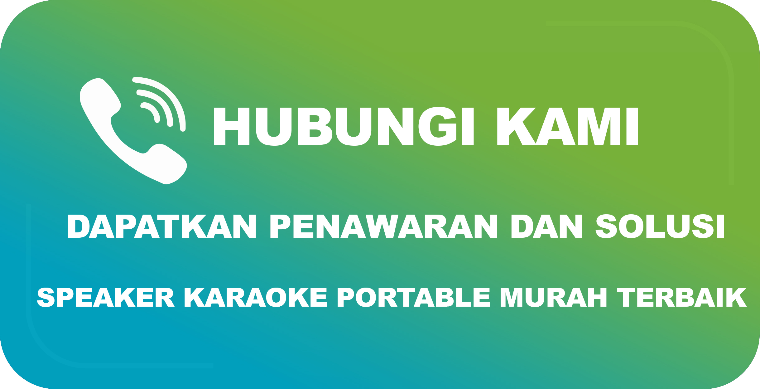 Tombol Meminta Solusi Kebutuhan Speaker Karaoke Portable Murah Terbaik dari UniPro Multi Perdana