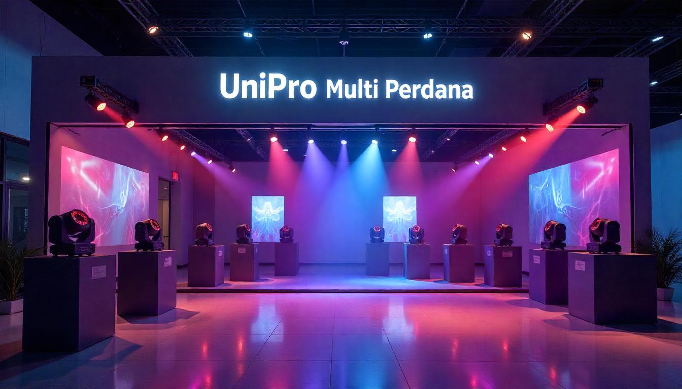 UniPro Multi Perdana Menghadirkan Berbagai Jenis Lampu Panggung Moving Head Berkualitas Tinggi