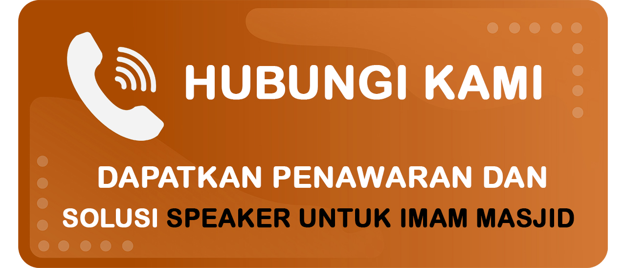Tombol untuk Minta Penawaran Kebutuhan Speaker untuk Imam Masjid dari Team UniPro Multi Perdana